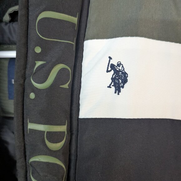 Boys US Polo Assn Dark Green XS (4-5) Snorkel (Puffer) Jacket - Picture 5 of 5